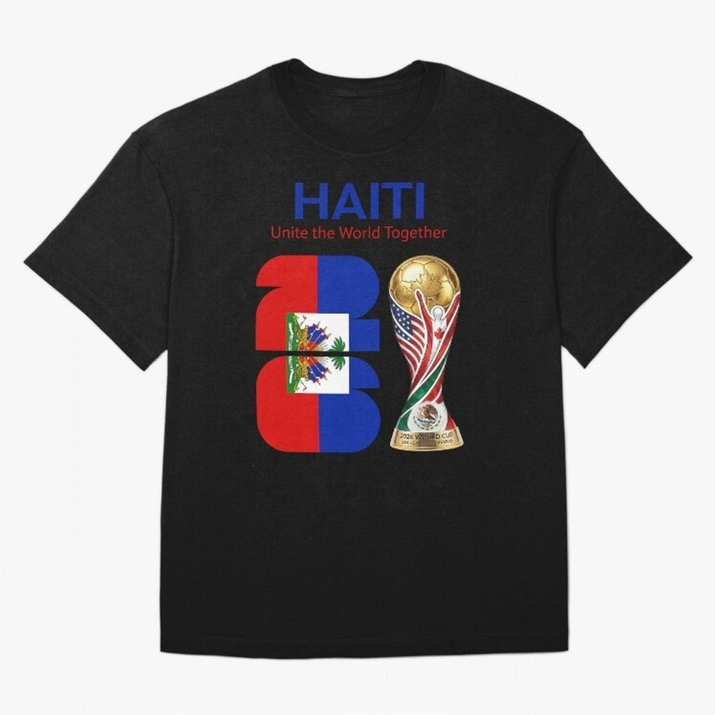 World Cup 2026, IMG 024, HAITI 014 Oversized T-Shirt Show Your Tournament Heart for FIFA World Cup 2026 Group Stage Spirit, Capturing Brazil, Portugal and Argentina, CR7, Tournament Hype, Historic Matchups, Family Viewing Parties and Global Sports