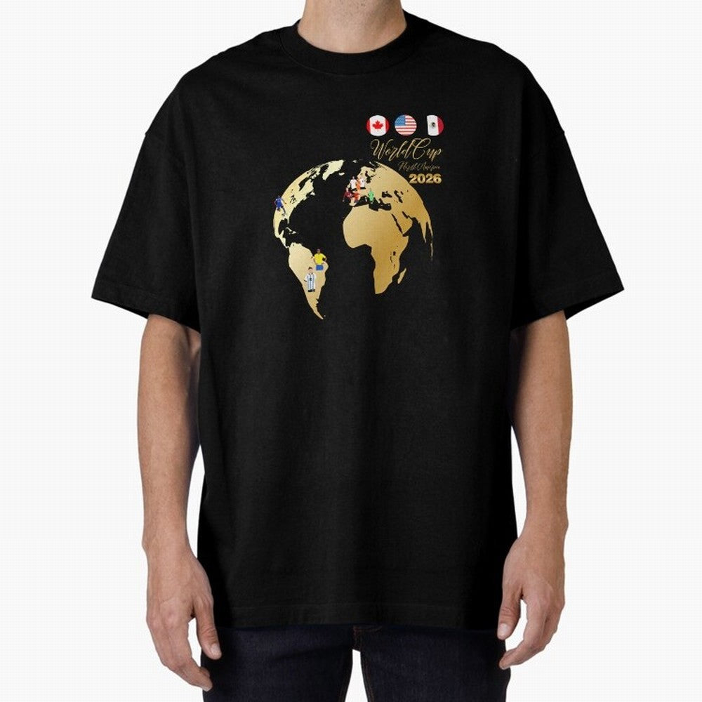 World Cup 2026 T-Shirt_70890629 Oversized T-Shirt Carry the Colors and Pride of FIFA World Cup 2026 USA Canada Mexico Inspired by Messi and Cristiano Ronaldo, Portugal Energy, Vintage Soccer Flavor, Modern Football Stars, National Flags and Final