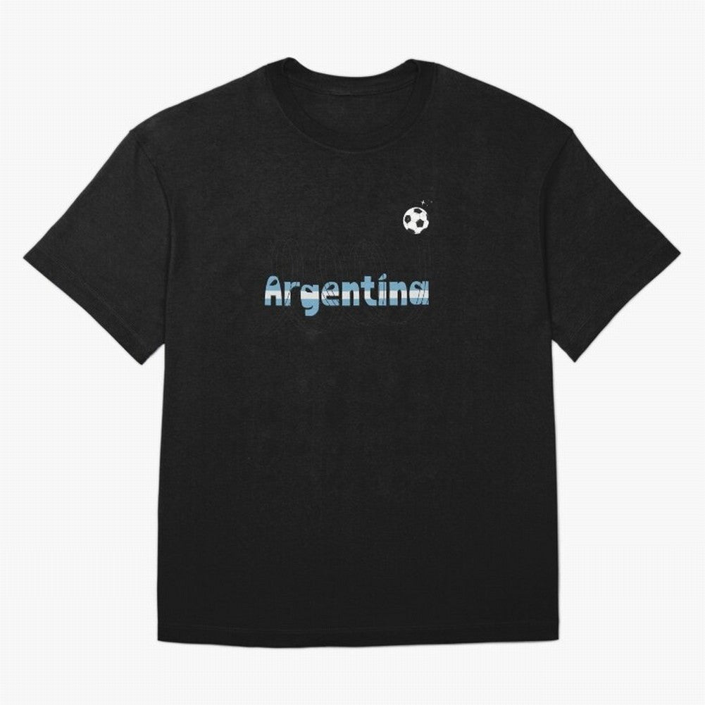 Argentina Oversized T-Shirt Feel the Trophy Chase of Global Football Passion for FIFA World Cup 2026 USA Canada Mexico, Driven by Cristiano Ronaldo, England and Germany, Supporter Pride, Iconic Celebrations, Legendary Names and Global Match Day