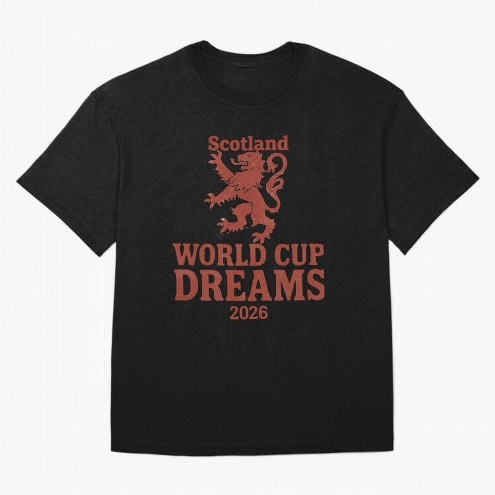 Scotland World Cup Dreams 2026 Oversized T-Shirt Share FIFA World Cup 2026 for Fans of Neymar and England, Bringing Global Supporter Spirit, Legendary Goals, National Colors and Tournament Celebration; Great for Supporters Who Love Legendary