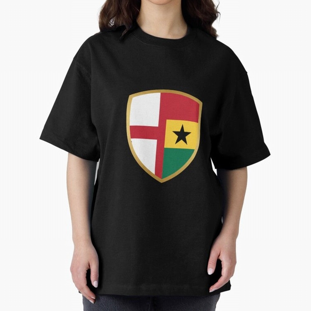FIFA World Cup - England v Ghana Oversized T-Shirt Feel the Heartbeat of FIFA World Cup 2026 USA Canada Mexico Spirit, with Brazil, Mbappe, Match Day Excitement, Supporter Culture, Golden Goals and Global Football Passion; Perfect for Fans,