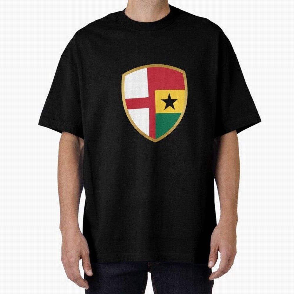 FIFA World Cup - England v Ghana Oversized T-Shirt Feel the Heartbeat of FIFA World Cup 2026 USA Canada Mexico Spirit, with Brazil, Mbappe, Match Day Excitement, Supporter Culture, Golden Goals and Global Football Passion; Perfect for Fans,