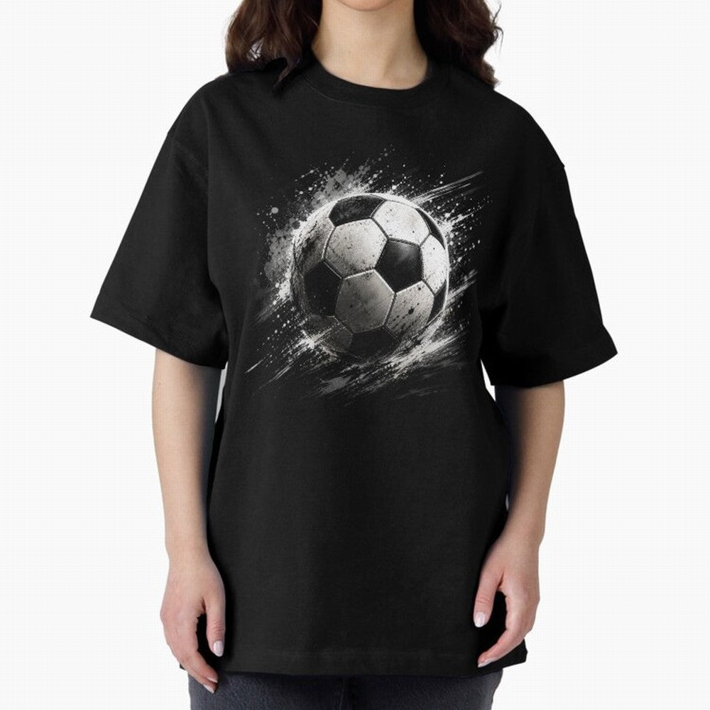 Football Oversized T-Shirt Honor the Football Icons of Global Football Passion for FIFA World Cup 2026 Group Stage, Inspired by Messi and Cristiano Ronaldo, Portugal, Stadium Memories, Football Loyalty, International Chants and Championship