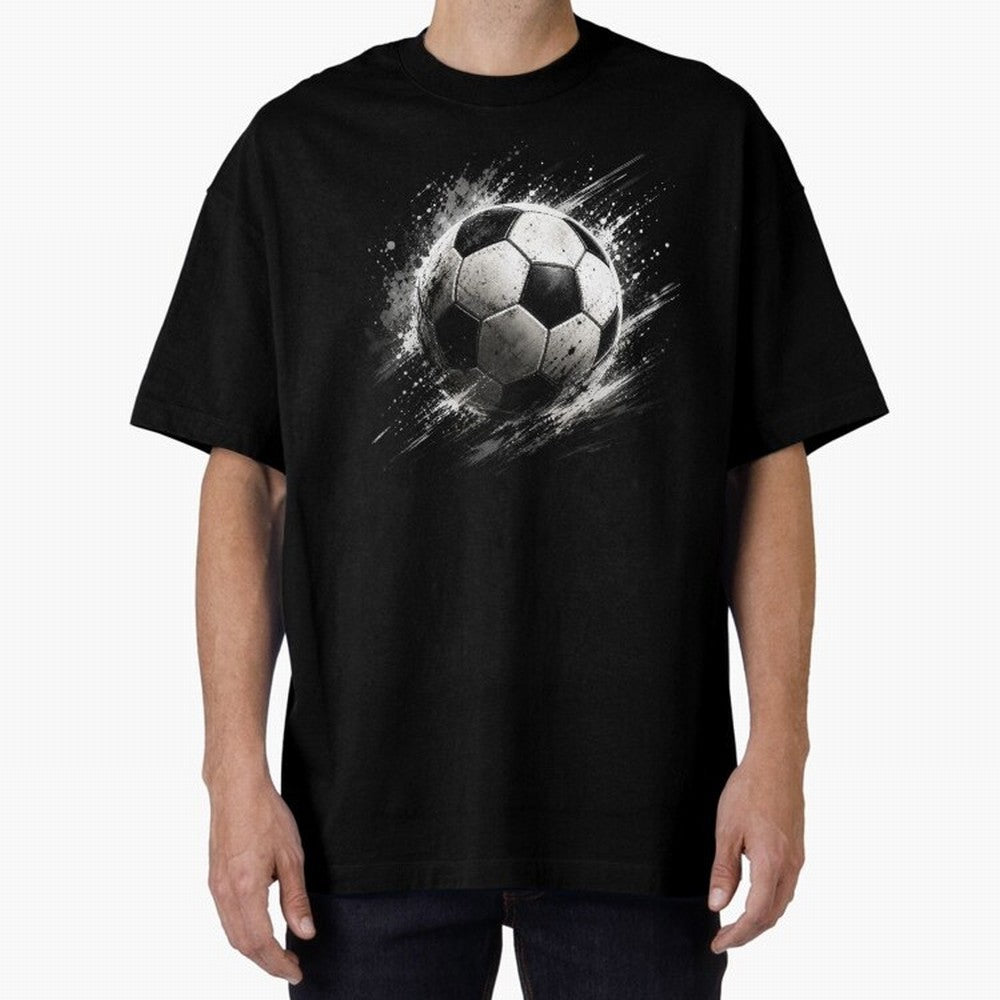 Football Oversized T-Shirt Honor the Football Icons of Global Football Passion for FIFA World Cup 2026 Group Stage, Inspired by Messi and Cristiano Ronaldo, Portugal, Stadium Memories, Football Loyalty, International Chants and Championship