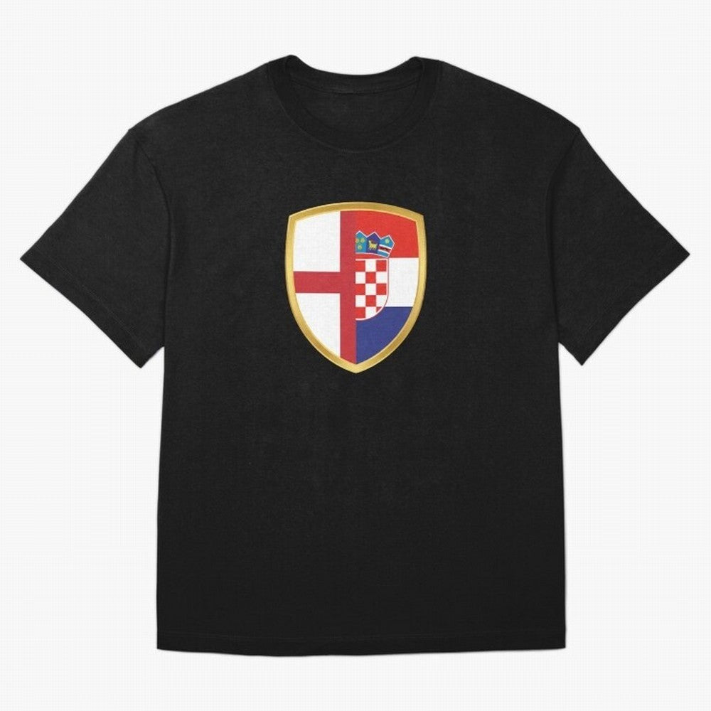 FIFA World Cup - England v Croatia Oversized T-Shirt Bring Trophy Dreams to Match Day Hype around FIFA World Cup 2026 USA Canada Mexico, Haaland and Mbappe, Spain, Retro Football Energy, Iconic Rivalries, Trophy Chase Drama and Stadium Atmosphere;