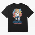 England - World Cup 2026 Oversized T-Shirt Represent FIFA World Cup 2026 Group Stage Featuring Cristiano Ronaldo, Argentina and Brazil Energy, Champion Mindset, Group Stage Buzz, Knockout Tension and Passionate Fan Culture; Ideal for Football Dads,