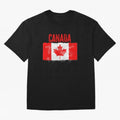 Canada Oversized T-Shirt Show Your Tournament Heart for FIFA World Cup 2026 USA Canada Mexico for Fans of Mbappe and Spain and Netherlands, Bringing Game Day Rituals, Football Legends, Country Pride and the Road to the Final; Made for Die Hard