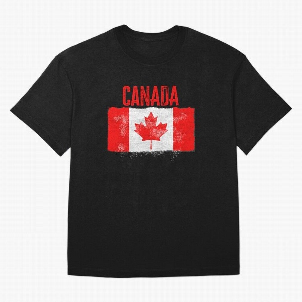 Canada Oversized T-Shirt Show Your Tournament Heart for FIFA World Cup 2026 USA Canada Mexico for Fans of Mbappe and Spain and Netherlands, Bringing Game Day Rituals, Football Legends, Country Pride and the Road to the Final; Made for Die Hard