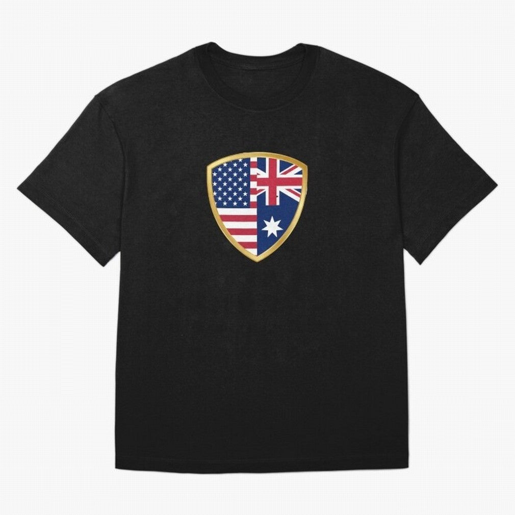 FIFA World Cup - USA v Australia Oversized T-Shirt Support Your Favorite Stars during FIFA World Cup 2026 for Fans of Messi, CR7 and Mbappe and England, Bringing Soccer Culture, Superstar Moments, National Team Dreams and Competitive Fire; Made for