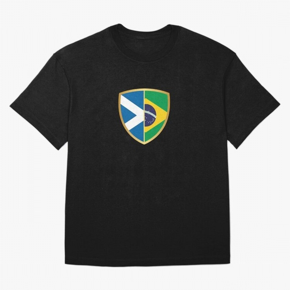 FIFA World Cup -Scotland v Brazil Oversized T-Shirt Enjoy FIFA World Cup 2026 USA Canada Mexico Featuring CR7 and Messi, England, France and Netherlands Energy, Match Day Excitement, Supporter Culture, Golden Goals and Global Football Passion;