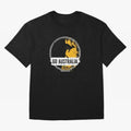 Golden Green Kangaroo Emblem Go Australia 2026 Supporter Design T-Shirt_83662099 Oversized T-Shirt Bring Retro Soccer Energy to Global Football Passion for FIFA World Cup 2026, with Neymar, Haaland and Cristiano Ronaldo, Spain and Netherlands,