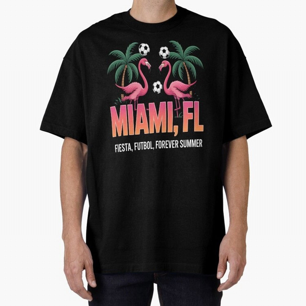 2026 soccer city - Miami FL - canada soccer - mexico soccer - north america soccer - 2026 soccer - world football 2026 - funny soccer shirt - patriotic soccer - sarcastic soccer Oversized T-Shirt Celebrate the Magic of FIFA World Cup 2026 Spirit,