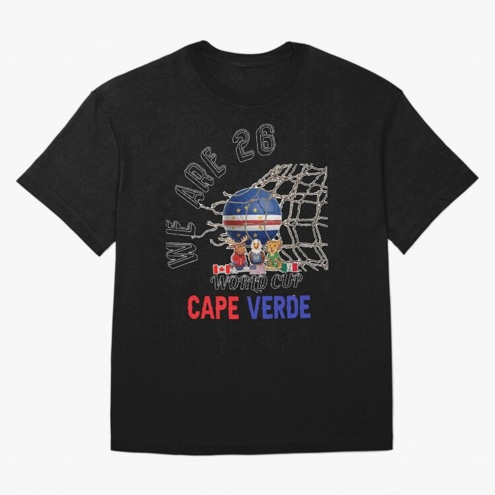 World cup 26 - Cape Verde Oversized T-Shirt Show Fan Pride Across Match Day Hype around FIFA World Cup 2026, Haaland, Netherlands, Tournament Hype, Historic Matchups, Family Viewing Parties and Global Sports Pride; Built for Supporters Chasing