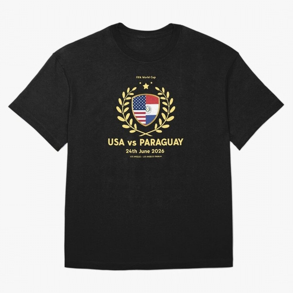 Copy of FIFA World Cup - USA v Paraguay Oversized T-Shirt Support Your Favorite Stars during FIFA World Cup 2026 Group Stage Spirit, Connected to England, France and Netherlands, Haaland and Mbappe, Soccer Culture, Superstar Moments, National Team