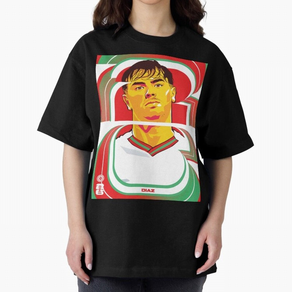 World Cup 2026 Soccer Celebration: United Football Fan Art Oversized T-Shirt Get Ready for Global Football Passion for FIFA World Cup 2026, Made for Neymar, Haaland and Cristiano Ronaldo, France, Sports Nostalgia, International Competition, Famous
