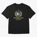 FIFA World Cup - Scotland v Haiti Oversized T-Shirt Represent the Passion of FIFA World Cup 2026 USA Canada Mexico for Fans of Messi, CR7 and Mbappe and England, France and Netherlands, Bringing Global Supporter Spirit, Legendary Goals, National