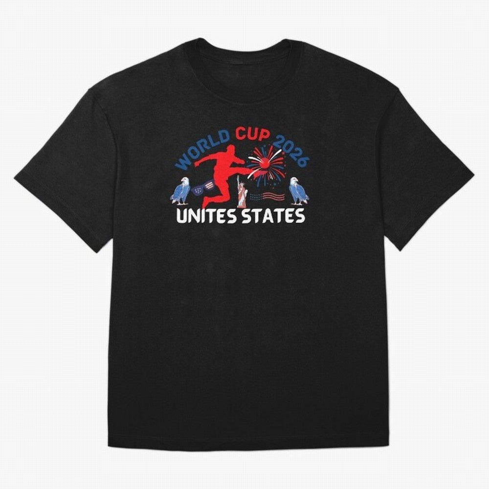 World cup 2026 unisex T-shirt World cup soccer North America 2026 Soccer World cup 26 USA Oversized T-Shirt Support Iconic Players in FIFA World Cup 2026 Filled with Haaland and Mbappe, Netherlands Energy, Goal Celebration Energy, Supporter
