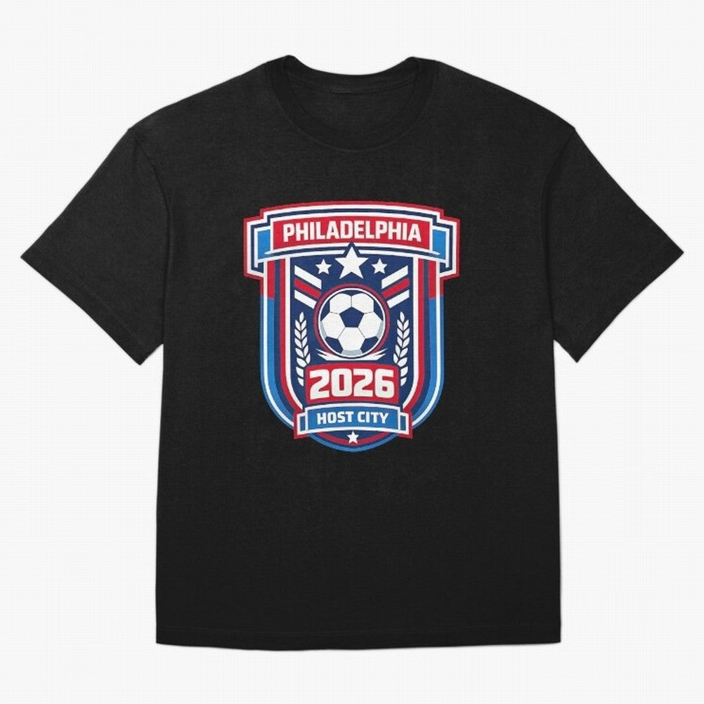 Philadelphia 2026 Soccer Host City Welcoming the World Cup Oversized T-Shirt Make Memories around the FIFA World Cup 2026 Journey through Mbappe and Neymar Highlights, Germany Pride, Match Day Excitement, Supporter Culture, Golden Goals and Global