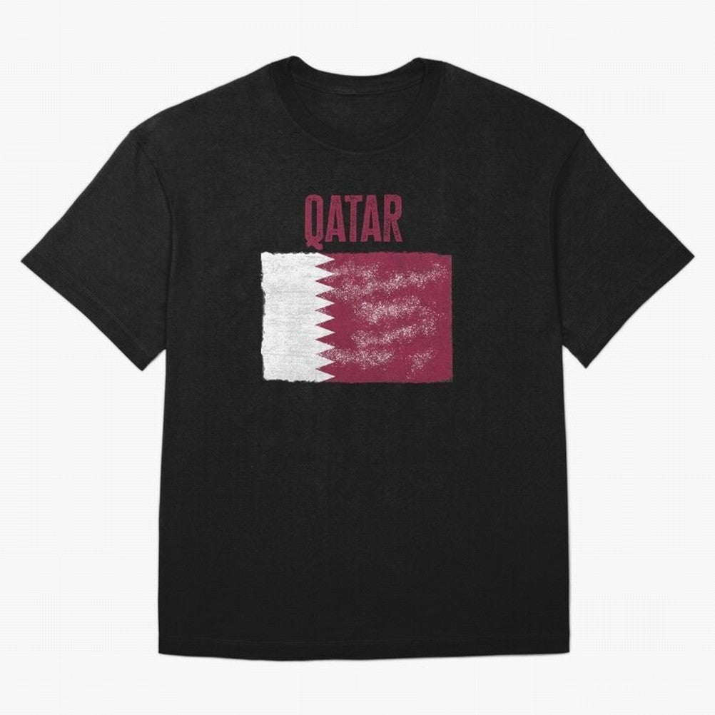 Qatar Oversized T-Shirt Celebrate Fan Culture around FIFA World Cup 2026 USA Canada Mexico Spirit, Celebrating Argentina, France and Brazil, Messi, CR7 and Mbappe, Classic Soccer Heritage, Championship Pressure, Fan Loyalty and International Pride;