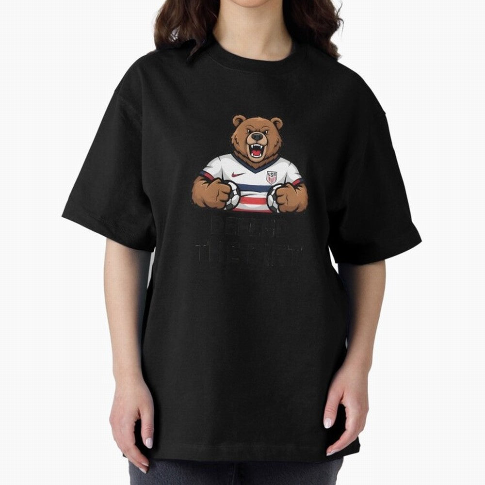 USA - World Cup 2026 Oversized T-Shirt Show Your Love for Match Day Hype around FIFA World Cup 2026, CR7 and Messi, England, Championship Spirit, Famous Goals, Roaring Crowds and International Football Unity; Built for Supporters Chasing Trophy
