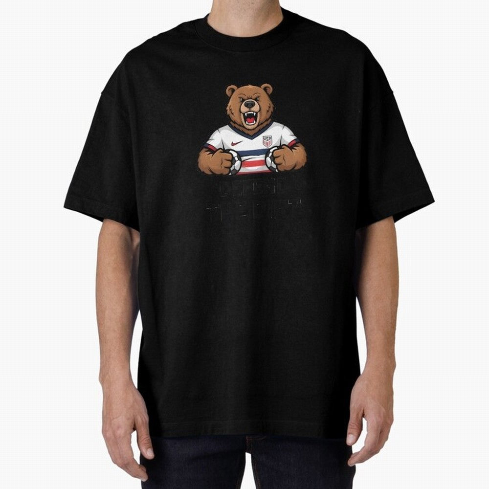 USA - World Cup 2026 Oversized T-Shirt Show Your Love for Match Day Hype around FIFA World Cup 2026, CR7 and Messi, England, Championship Spirit, Famous Goals, Roaring Crowds and International Football Unity; Built for Supporters Chasing Trophy