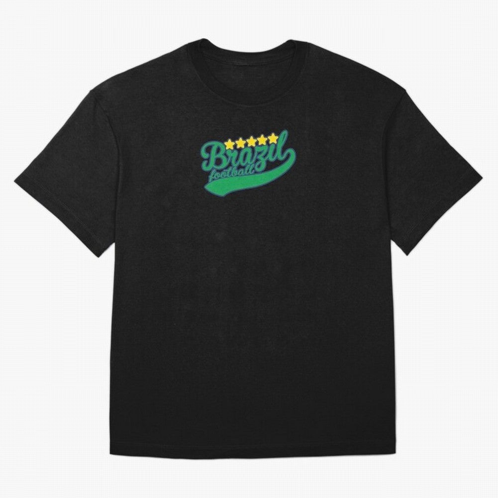 Brazil Soccer Football World Cup Vintage Oversized T-Shirt Celebrate Soccer Greatness during FIFA World Cup 2026 USA Canada Mexico Spirit, Inspired by England, Messi, CR7 and Mbappe, Stadium Chants, National Pride, Trophy Dreams and Unforgettable