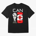 Canada 2026 Soccer World Cup Trophy Canadian Flag Design Oversized T-Shirt Fuel FIFA World Cup 2026 USA Canada Mexico Centered on CR7, France Energy, Football Passion, Legendary Performances, Festival Vibes and Supporter Community; Ideal for