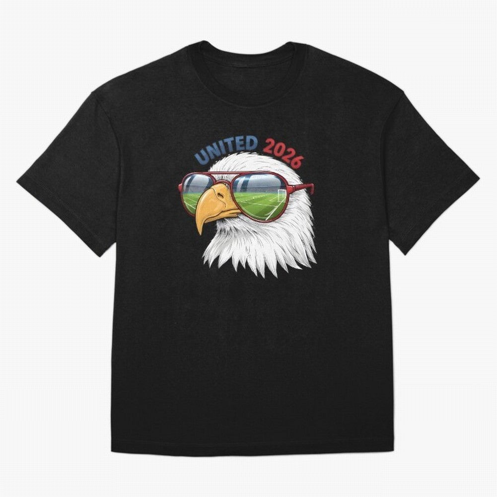 USA - World Cup 2026 Oversized T-Shirt Elevate Global Football Passion for FIFA World Cup 2026 Group Stage, Featuring Messi, CR7 and Mbappe, England, Match Day Excitement, Supporter Culture, Golden Goals and Global Football Passion; Perfect for