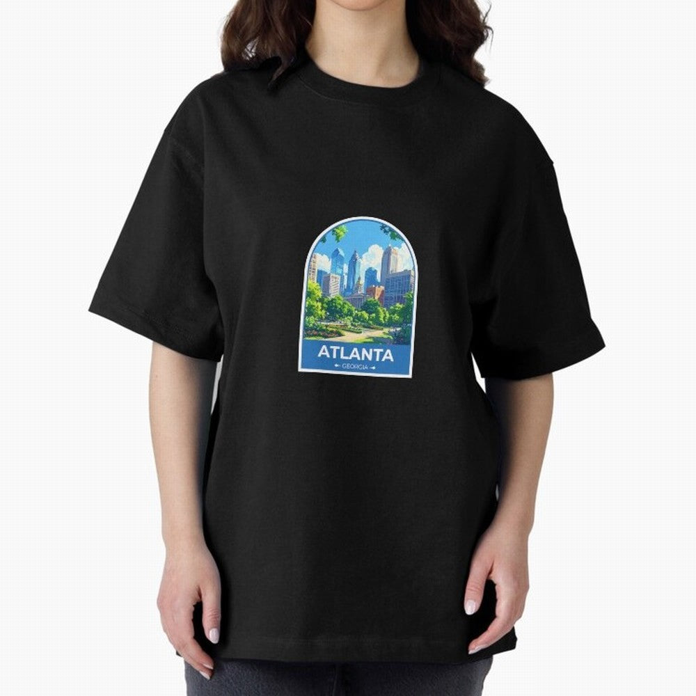 Atlanta Georgia Oversized T-Shirt Discover Match Day Hype around FIFA World Cup 2026, Messi, Portugal, Spain and Germany, Worldwide Fan Energy, Dramatic Goals, Stadium Lights and Championship Celebrations; Ideal for Fans Who Follow Messi, Cristiano
