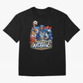Moroccan World Cup 2026 Spirit of Atlantic Oversized T-Shirt Represent the Passion of the FIFA World Cup 2026 Group Stage Journey through CR7 and Messi Highlights, Brazil Pride, Worldwide Fan Energy, Dramatic Goals, Stadium Lights and Championship
