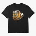 Soccer Addict Quote Design For Football Obsessed Fans Funny FIFA World Cup 2026 Oversized T-Shirt Follow the Final Road of FIFA World Cup 2026 Group Stage for Fans of Cristiano Ronaldo and Argentina and Brazil, Bringing Tournament Hype, Historic