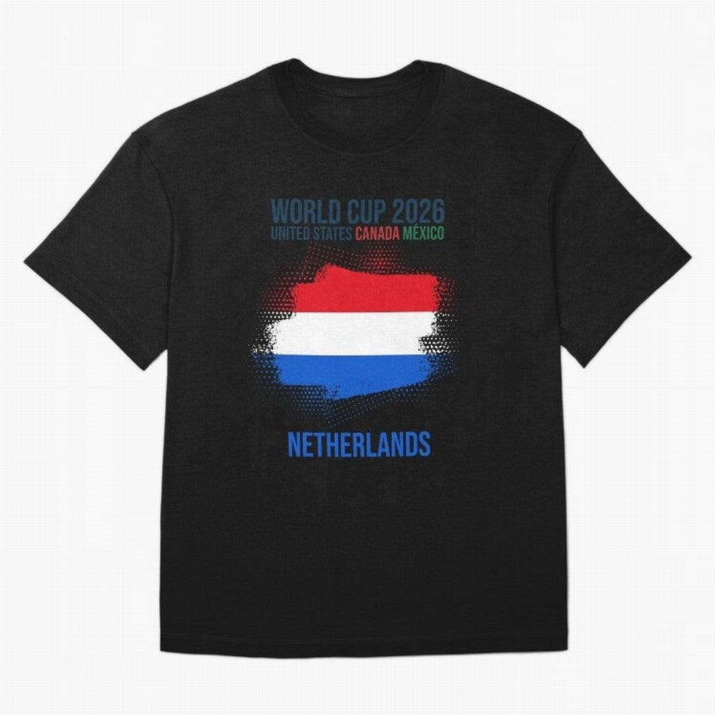 NETHERLANDS WORLD CUP 2026 Oversized T-Shirt Join the Countdown to the FIFA World Cup 2026 Group Stage Journey through Cristiano Ronaldo, Haaland and CR7 Highlights, Netherlands Pride, Stadium Memories, Football Loyalty, International Chants and