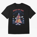 World Cup 2026 Halftime ¡ª America's Contribution V2 Oversized T-Shirt Discover Global Football Passion for FIFA World Cup 2026 USA Canada Mexico, Connected to Messi, France, Football History, Final Match Energy, Crowd Noise and Once in a Lifetime