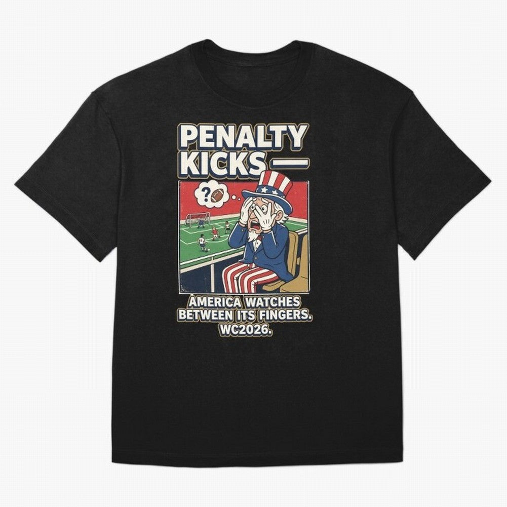 Penalty Kicks ¡ª WC2026 V2 Oversized T-Shirt Make the Season About the FIFA World Cup 2026 Group Stage Journey through Cristiano Ronaldo Highlights, Netherlands Pride, Sports Nostalgia, International Competition, Famous Players and Unforgettable