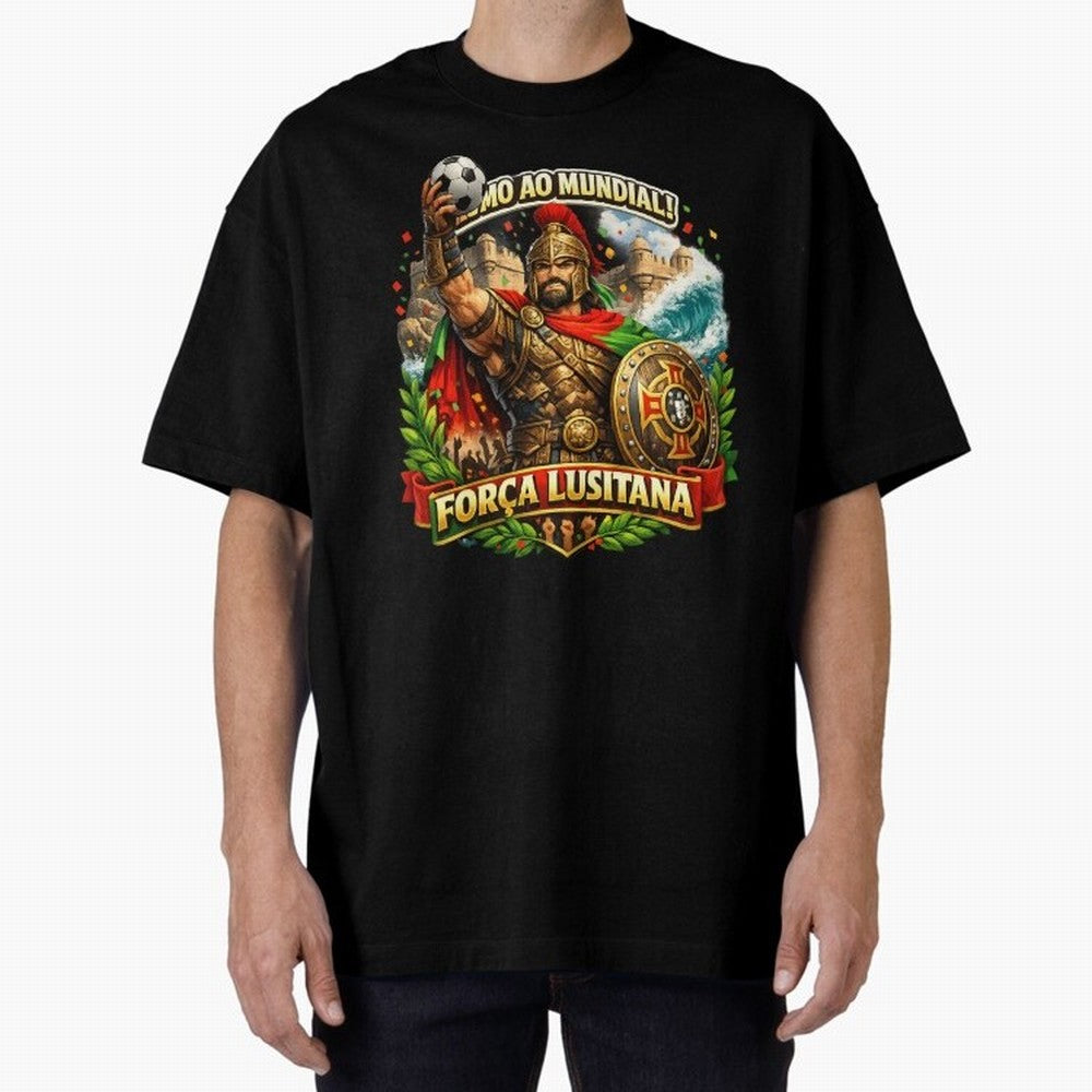 Portugal Rooster World Cup 2026 Fan Art Oversized T-Shirt Celebrate Unforgettable Nights in the FIFA World Cup 2026 Journey through Mbappe Highlights, Germany Pride, Football Passion, Legendary Performances, Festival Vibes and Supporter Community;