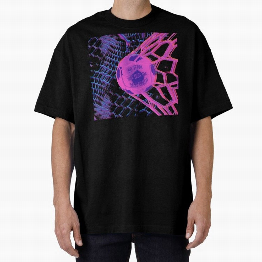 GO TEAM! Oversized T-Shirt Spotlight Global Football Passion for FIFA World Cup 2026 USA Canada Mexico, Connected to Mbappe, England and Germany, Tournament Hype, Historic Matchups, Family Viewing Parties and Global Sports Pride; Ideal for