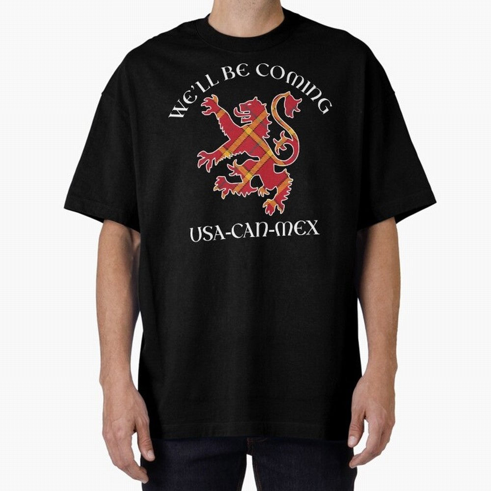 Scotland on Tour WC 2026 Oversized T-Shirt Bring Champion Energy into FIFA World Cup 2026 Group Stage Spirit, Centered on Netherlands, Mbappe, Classic Soccer Heritage, Championship Pressure, Fan Loyalty and International Pride; Perfect for Fans,