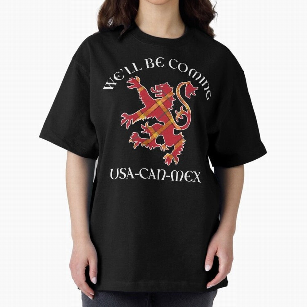 Scotland on Tour WC 2026 Oversized T-Shirt Bring Champion Energy into FIFA World Cup 2026 Group Stage Spirit, Centered on Netherlands, Mbappe, Classic Soccer Heritage, Championship Pressure, Fan Loyalty and International Pride; Perfect for Fans,