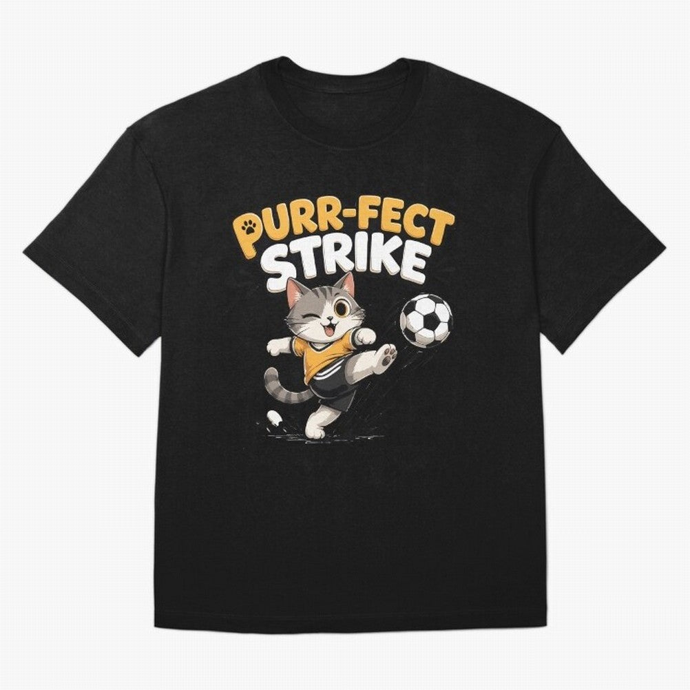 Purr-fect Strike Oversized T-Shirt Remember Iconic Moments from FIFA World Cup 2026 Spirit, Connected to Portugal, Mbappe, Football Passion, Legendary Performances, Festival Vibes and Supporter Community; Built for Supporters Chasing Trophy Dreams,