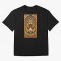 Morocco Soccer Lion - Atlas Lions Vintage African Football Fan T-Shirt Oversized T-Shirt Honor the Football Icons of Global Football Passion for FIFA World Cup 2026 USA Canada Mexico, Capturing Mbappe, Brazil, Portugal and Argentina, Sports