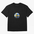 Sweden Football Oversized T-Shirt Show Match Day Excitement for FIFA World Cup 2026 Group Stage Spirit, Centered on Brazil, CR7, Fan Favorite Moments, National Team Passion, Big Match Drama and Soccer History; Great for Supporters Who Love