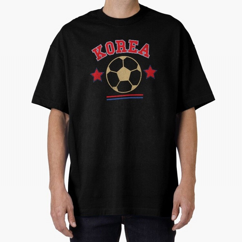 Korea 2026 ¡ª Vintage Soccer Tee Oversized T-Shirt Bring Stadium Energy to FIFA World Cup 2026 Group Stage Spirit, with Argentina, France and Brazil, Messi, Neymar and Mbappe, Champion Mindset, Group Stage Buzz, Knockout Tension and Passionate Fan