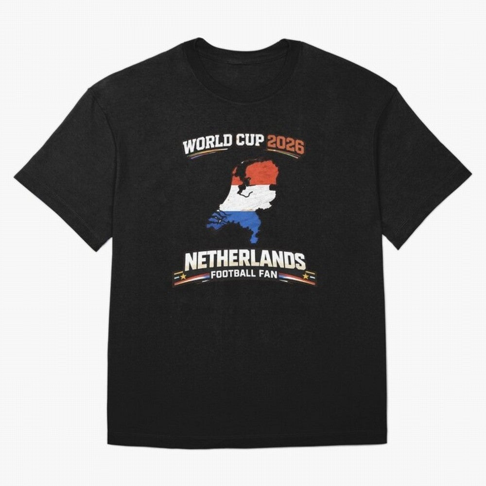 Netherlands Football Fan World Cup 2026 - Dutch Map Vintage Art Oversized T-Shirt Join the Global Buzz around FIFA World Cup 2026 USA Canada Mexico Spirit, Made for Argentina and Brazil, Cristiano Ronaldo, Football Festival Excitement, Trophy