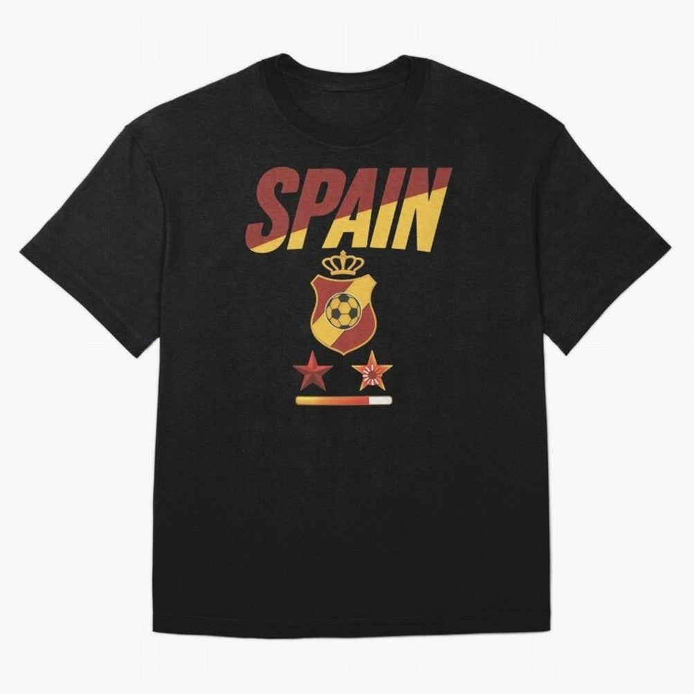Spain Football World Cup 2026 - La Roja Stars Loading Oversized T-Shirt Support the Legends of Global Football Passion for FIFA World Cup 2026 Group Stage, Centered on Cristiano Ronaldo, Haaland and CR7, England and Germany, Championship Spirit,