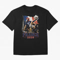 France Football World Cup 2026 Retro Rooster Kick - Les Bleus Oversized T-Shirt Cheer for FIFA World Cup 2026 USA Canada Mexico Highlighting Cristiano Ronaldo, Haaland and CR7, England and Germany Energy, Game Day Rituals, Football Legends, Country
