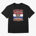 Netherlands World Cup 2026 Coat of Arms Football Design Oversized T-Shirt Celebrate the Stars of the FIFA World Cup 2026 Group Stage Journey through Mbappe and Neymar Highlights, Argentina and Brazil Pride, Tournament Hype, Historic Matchups,