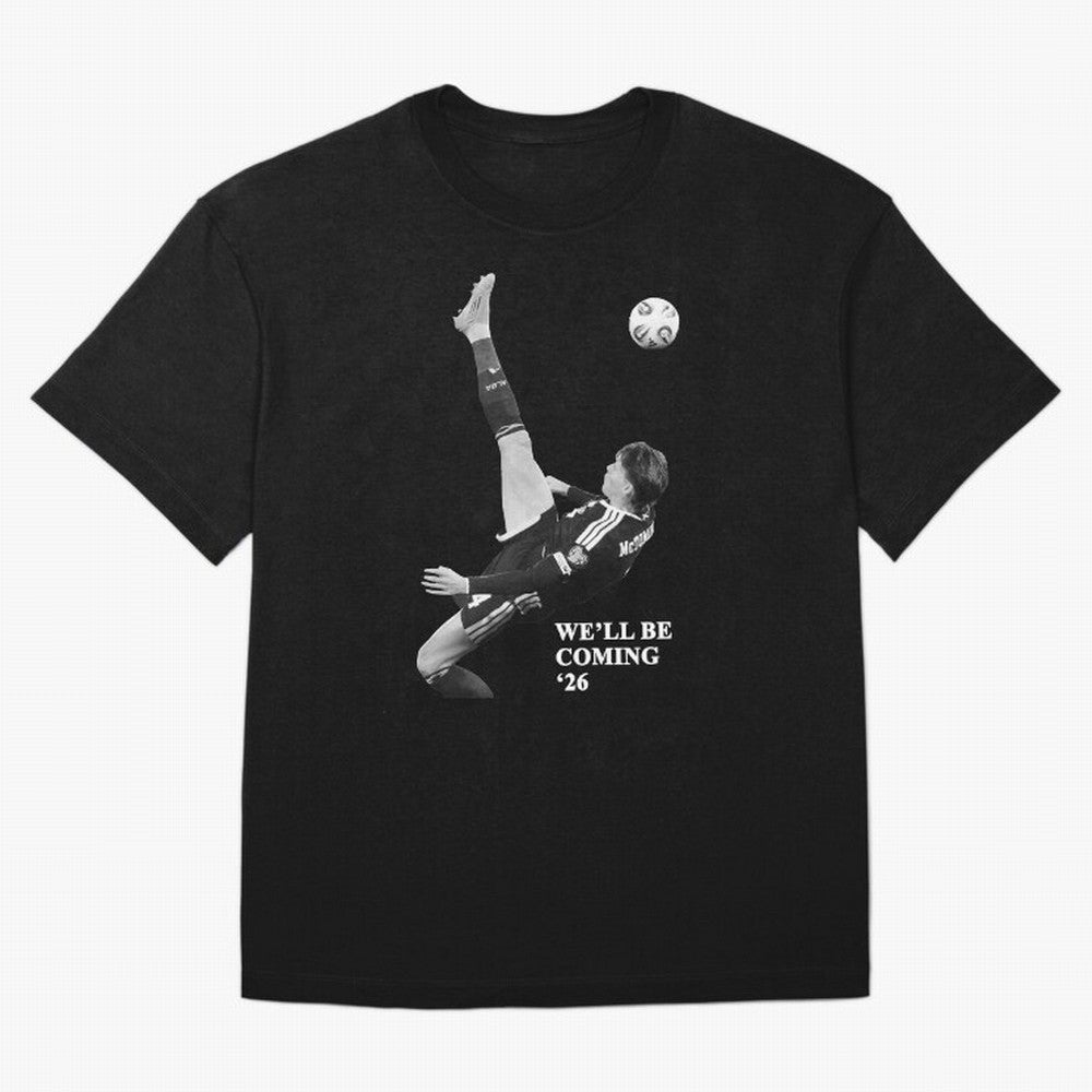 Scotland We'll Be Coming 26 WC Oversized T-Shirt Upgrade FIFA World Cup 2026 Capturing Neymar, France and Portugal Energy, Retro Football Energy, Iconic Rivalries, Trophy Chase Drama and Stadium Atmosphere; Ideal for Fans Who Follow Messi,