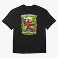 Brazil World Cup 2026 Macaw Fan Art Oversized T-Shirt Celebrate National Team Dreams in FIFA World Cup 2026 Group Stage Spirit, Made for Portugal, Spain and Germany, Messi and Cristiano Ronaldo, Championship Spirit, Famous Goals, Roaring Crowds and