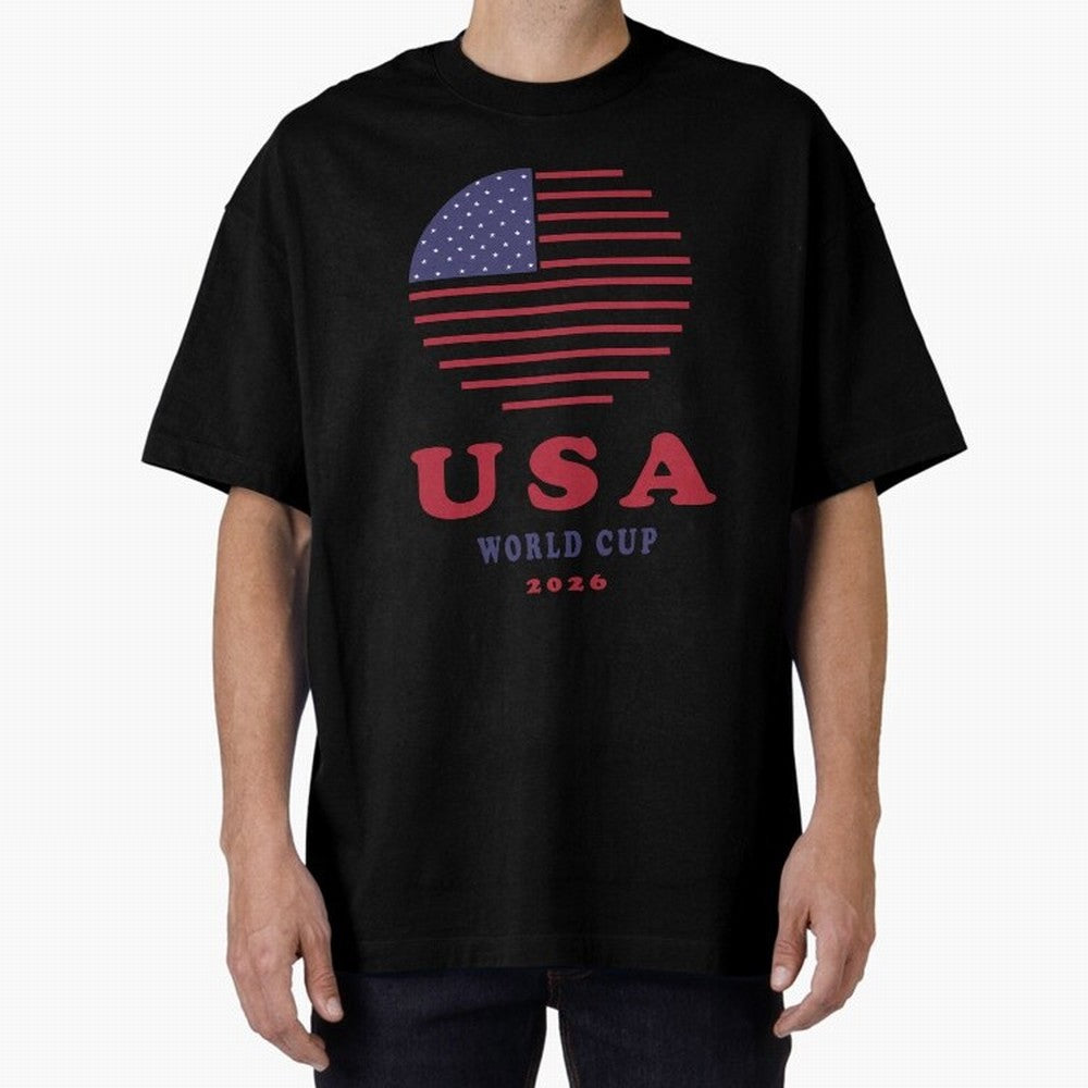 USA World Cup 2026 Soccer Fan Shirt | American Flag Football Retro Patriotic Design Oversized T-Shirt Celebrate Classic Football Spirit in the FIFA World Cup 2026 Group Stage Journey through Neymar Highlights, Netherlands Pride, Supporter Pride,