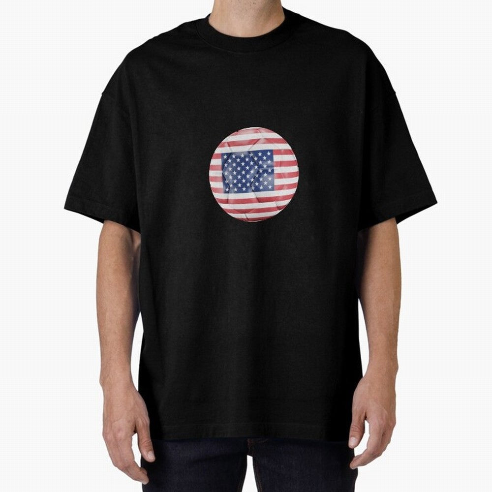 United States Soccer Oversized T-Shirt Join Supporters Worldwide for Global Football Passion for FIFA World Cup 2026 Group Stage, Celebrating CR7, Argentina, Fan Favorite Moments, National Team Passion, Big Match Drama and Soccer History; Made for